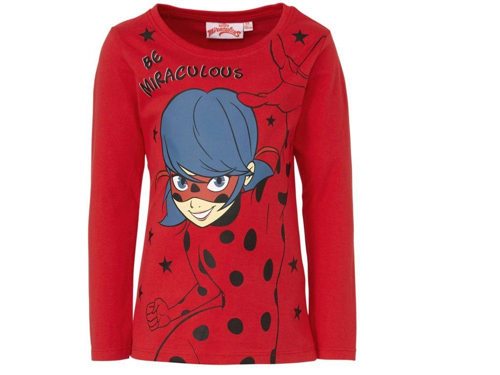 Miraculous - Ladybug Langarmshirt Miraculous Ladybug Langarmshirt rot