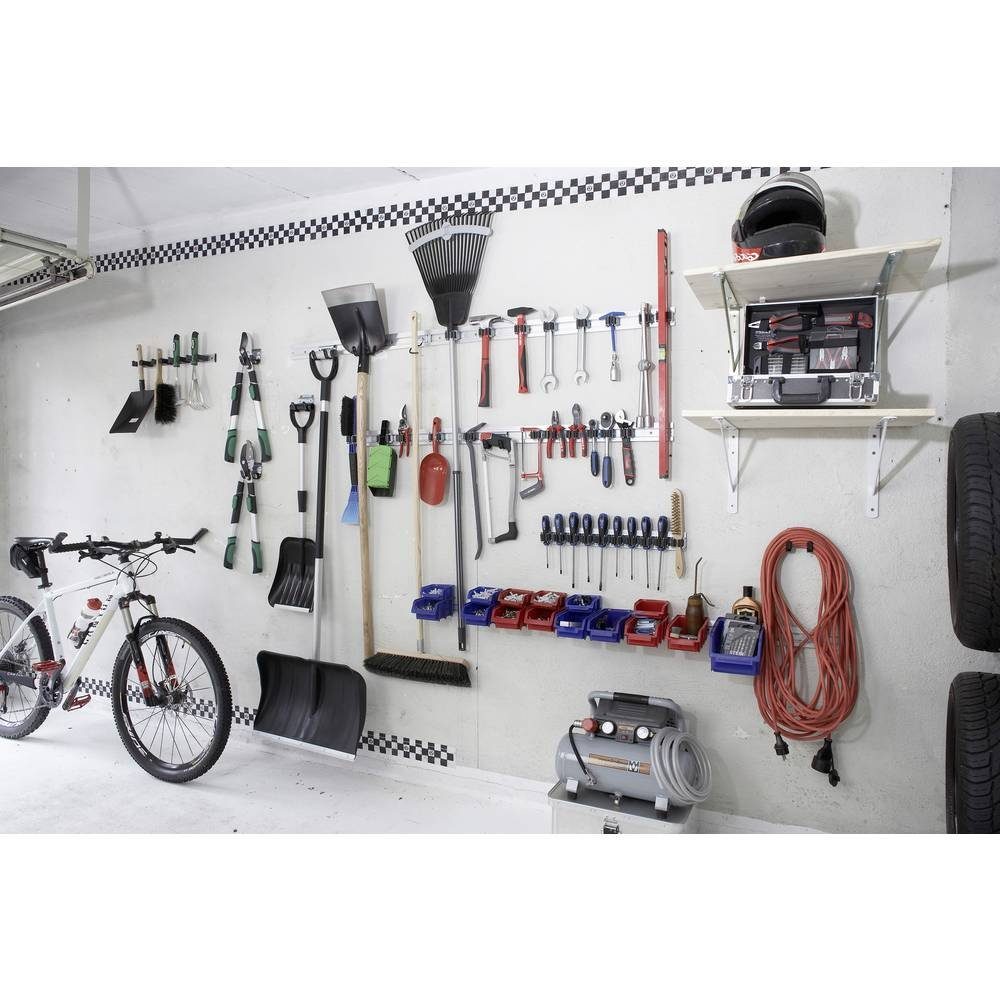 Meister Werkzeuge Werkzeughalter Gerätehalterleiste Klemmfix, 5-teilig WU9953160