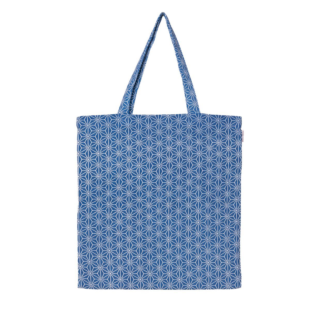 PANASIAM Freizeittasche Geometrix Baumwollbeutel auch als Einkaufstasche oder Schuhbeutel, aus 100% Baumwolle Jutebeutel mit traditionellen japanischen Mustern
