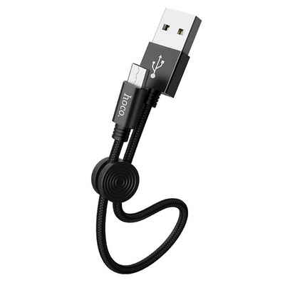 HOCO X35 USB Daten & Ladekabel bis zu 2.4A Ladestrom Smartphone-Kabel, micro USB, USB Typ A (25 cm), Premium Aufladekabel für Samsung, Huawei, Xiaomi uvm.