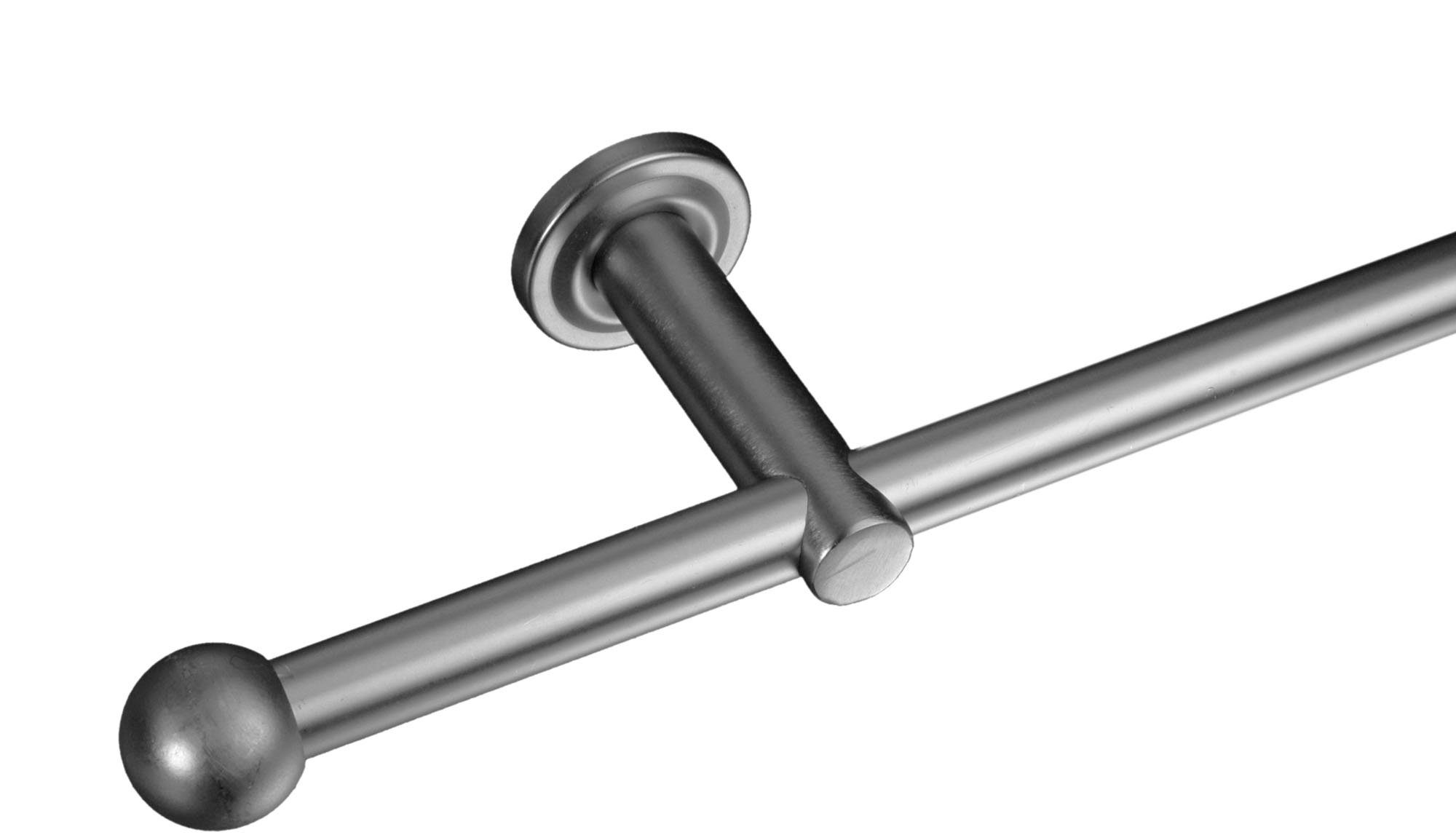 Liedeco Gardinenstangen-Endstück Endstück, Endknopf Kugel für 16 mm Stangen, Gardinenstangen, (2-St), Endstück, Endknopf