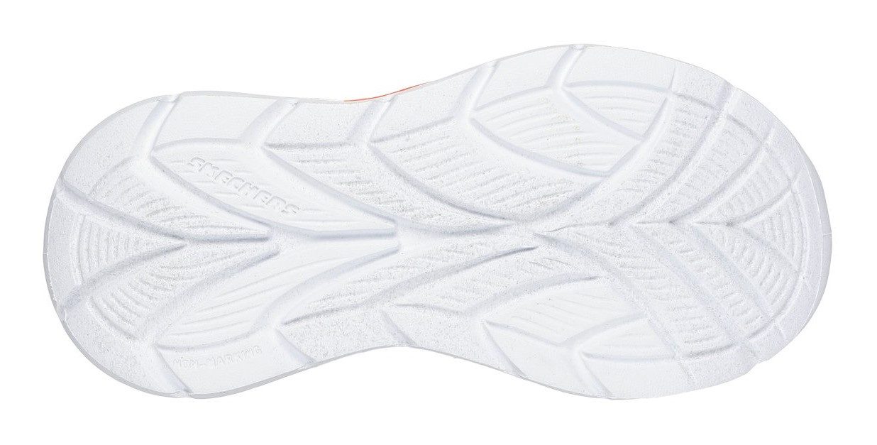 Skechers FLEX-GLOW ULTRA LIGHTS Lauflernschuh Blink,-Klettschuh zum Schlüpfen, Neon, Größenschablone zum Download