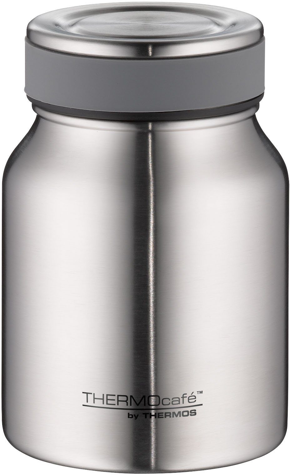 THERMOS Thermobehälter ThermoCafé, Edelstahl, (1-tlg), 0,5 edelstahlfarben mattiert Liter