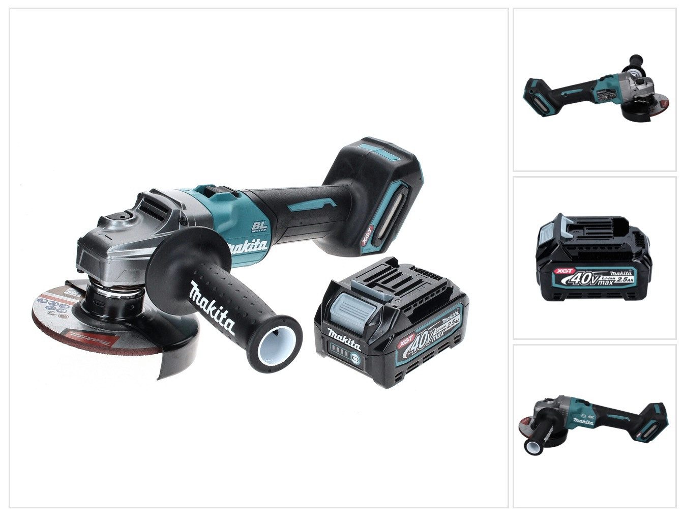 Makita Akku-Winkelschleifer GA 005 GD1 Akku Winkelschleifer 40 V max. 125 mm Brushless XGT