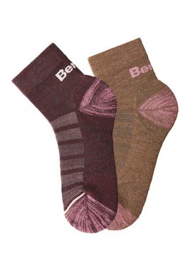 Bench. Wandersocken (Packung, 2-Paar) Wollsocken aus flauschigem Material mit 51% Wolle