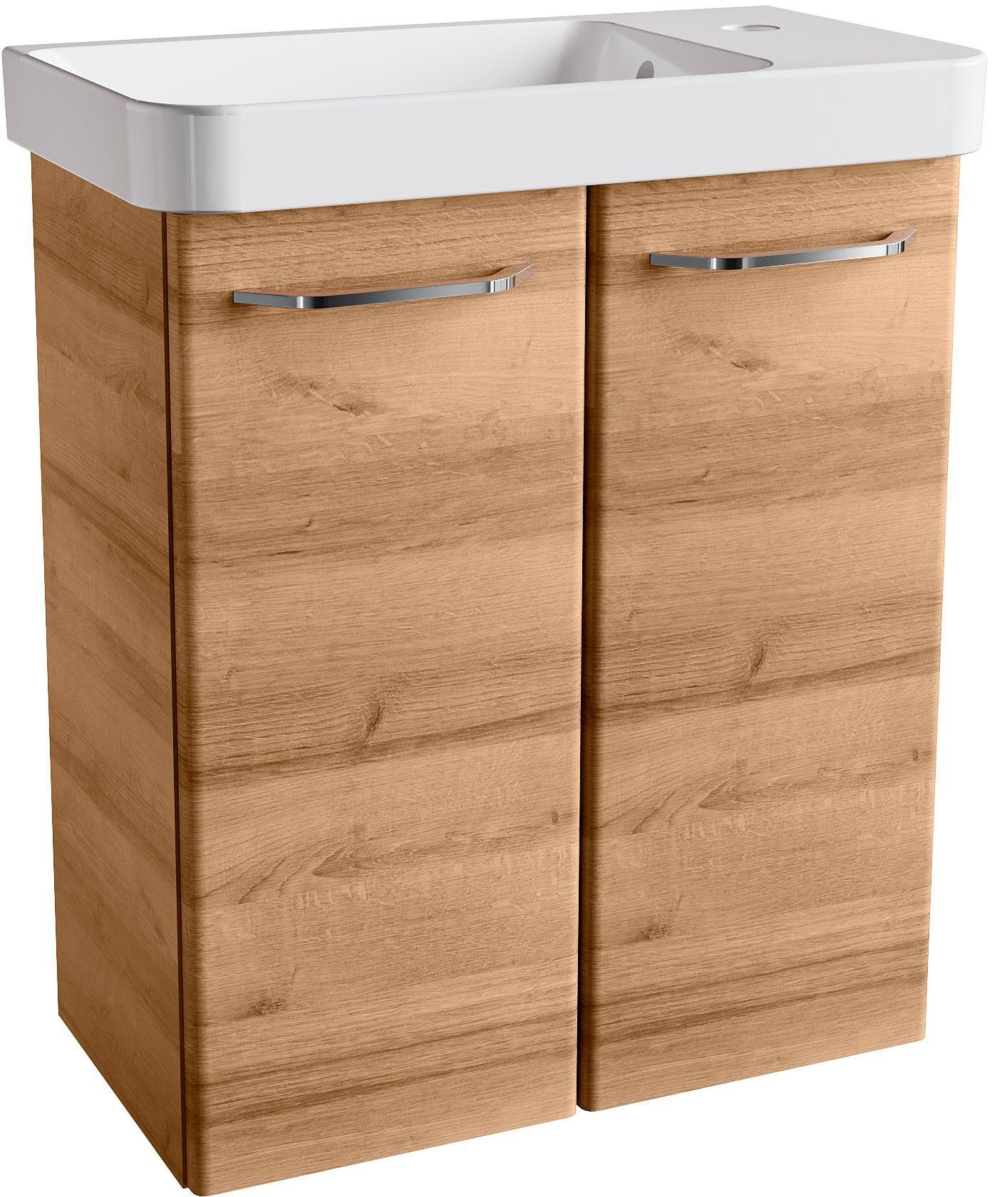 FACKELMANN Waschtisch Mini-Gäste-WC-Set MILANO (2-teilig), Badmöbel, günstig online kaufen