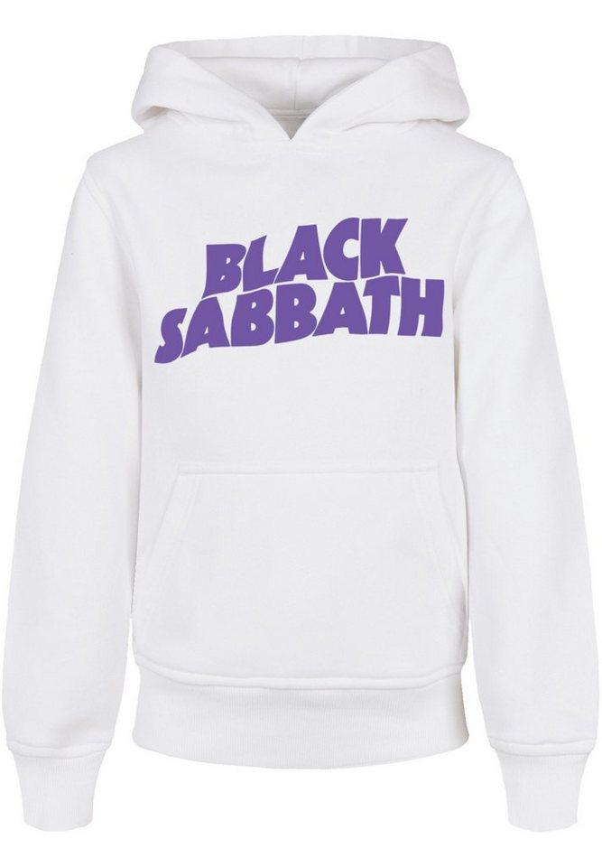 F4NT4STIC Kapuzenpullover Black Sabbath Wavy Logo Black Print