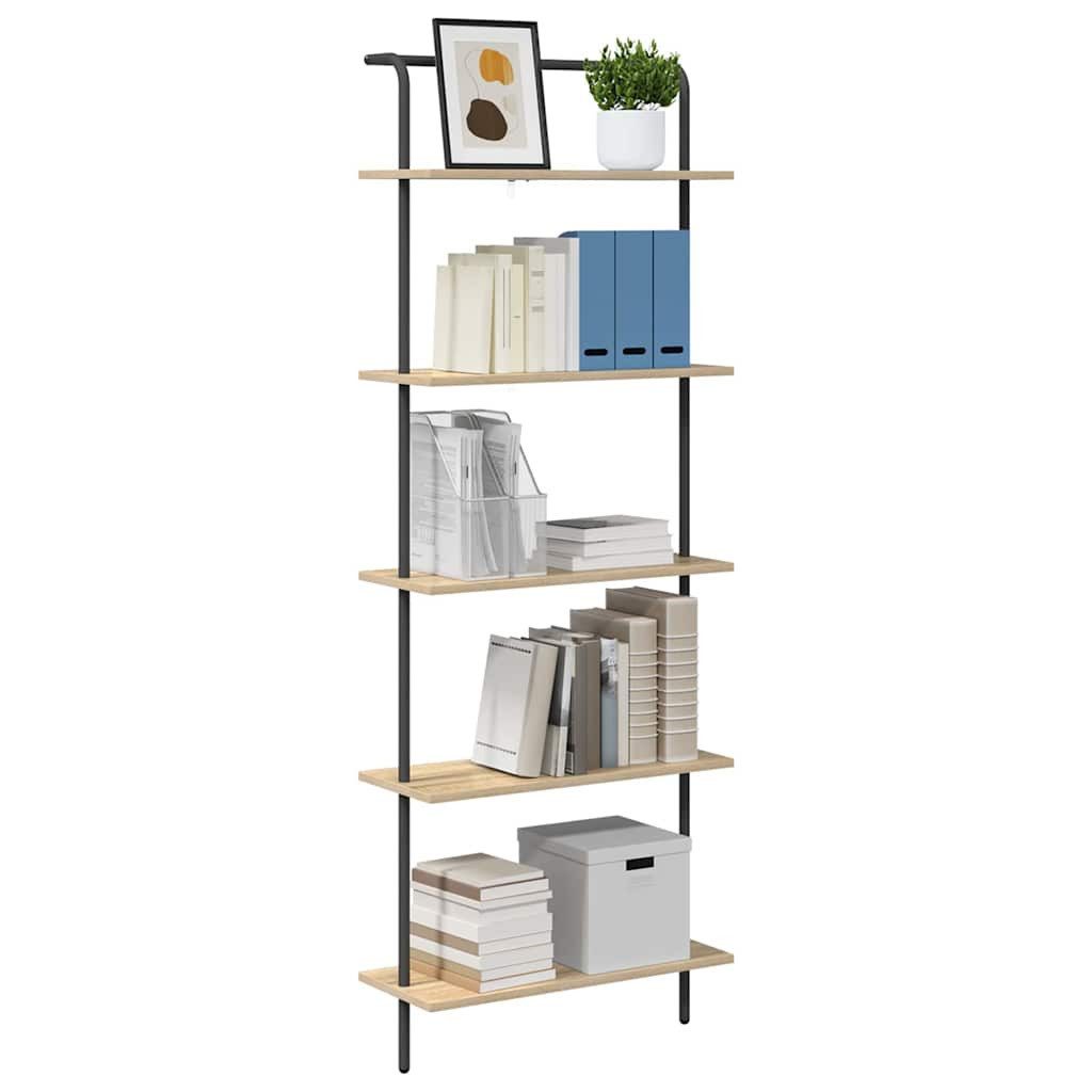 vidaXL Bücherregal Regal Sonoma-Eiche 60 x 24 x 168 cm Holzwerkstoff, 1-tlg günstig online kaufen