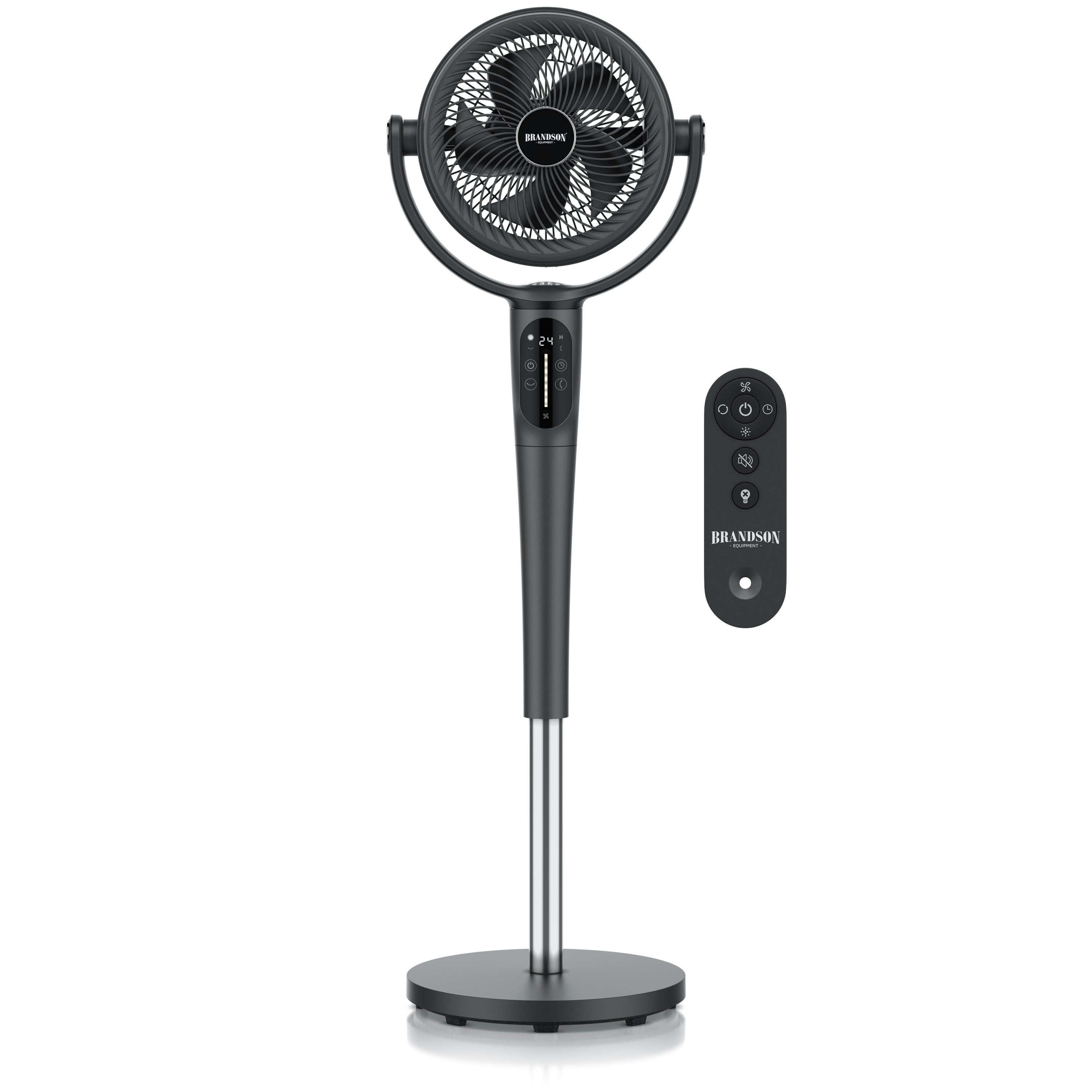 Brandson Standventilator mit Fernbedienung, leise, DC, günstig online kaufen