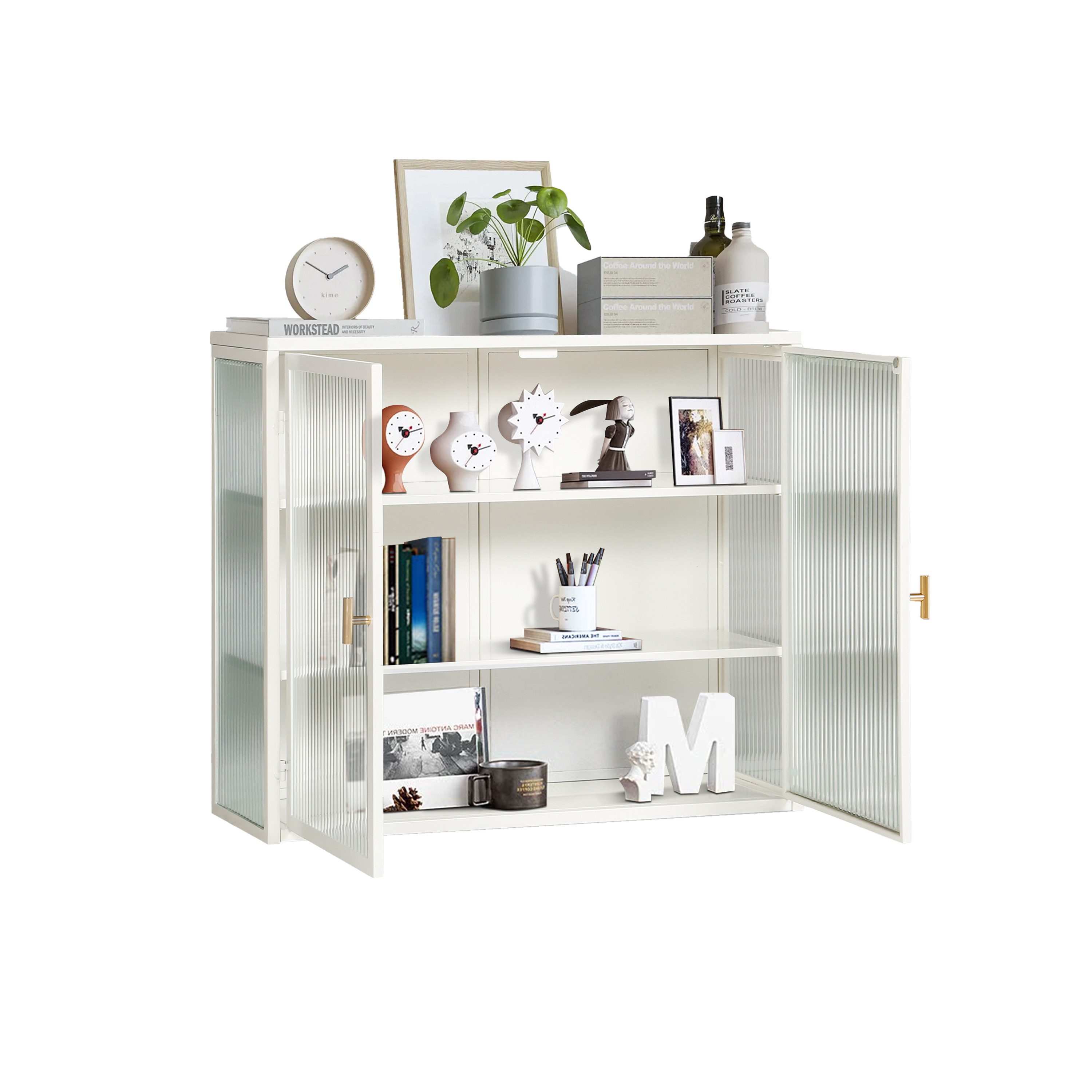MODFU Hängeschrank Zweitüriger Wandschrank 70 cm,Stauraumschrank günstig online kaufen