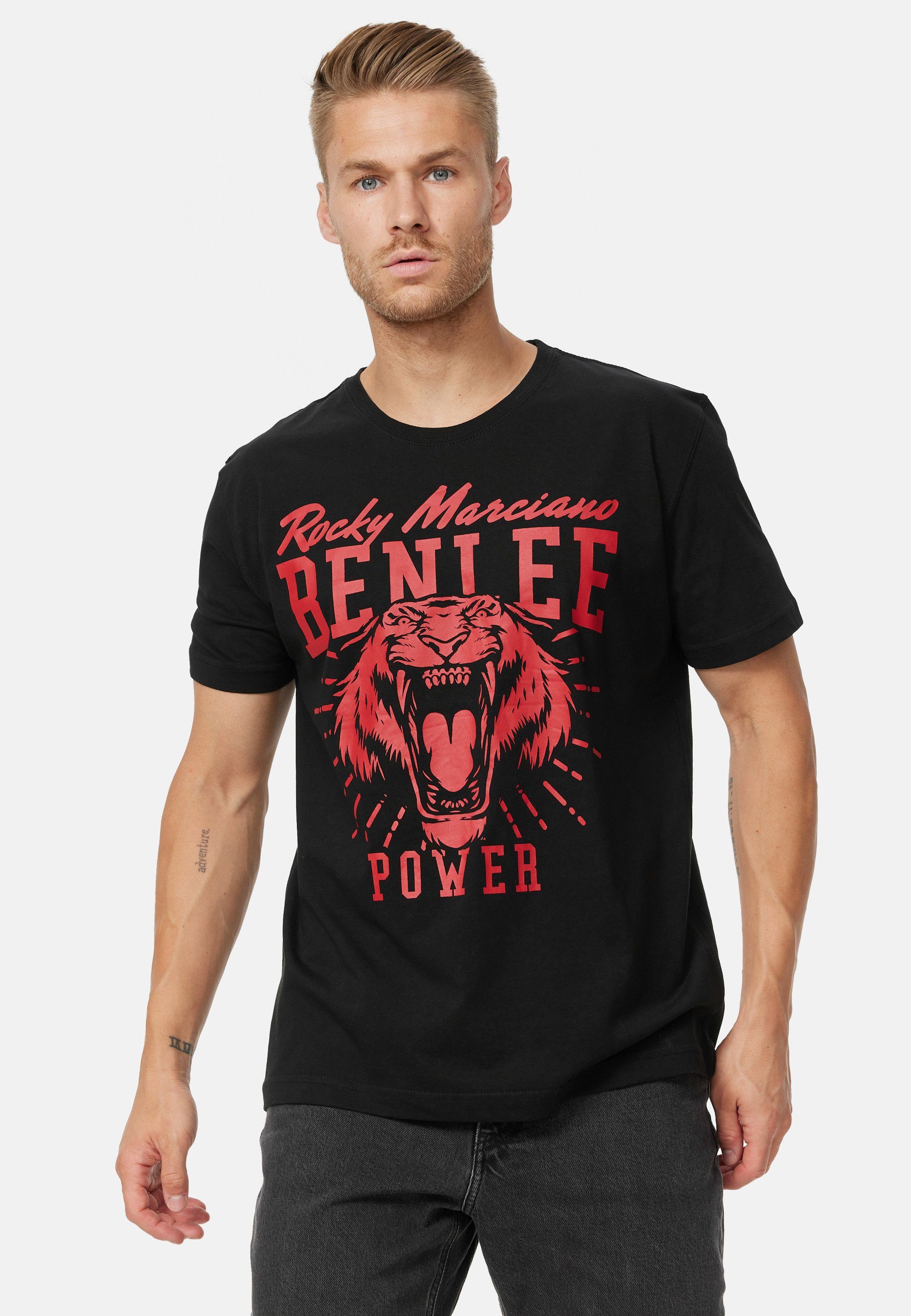 Benlee Rocky Marciano T-Shirt TIGER POWER Black/Red
