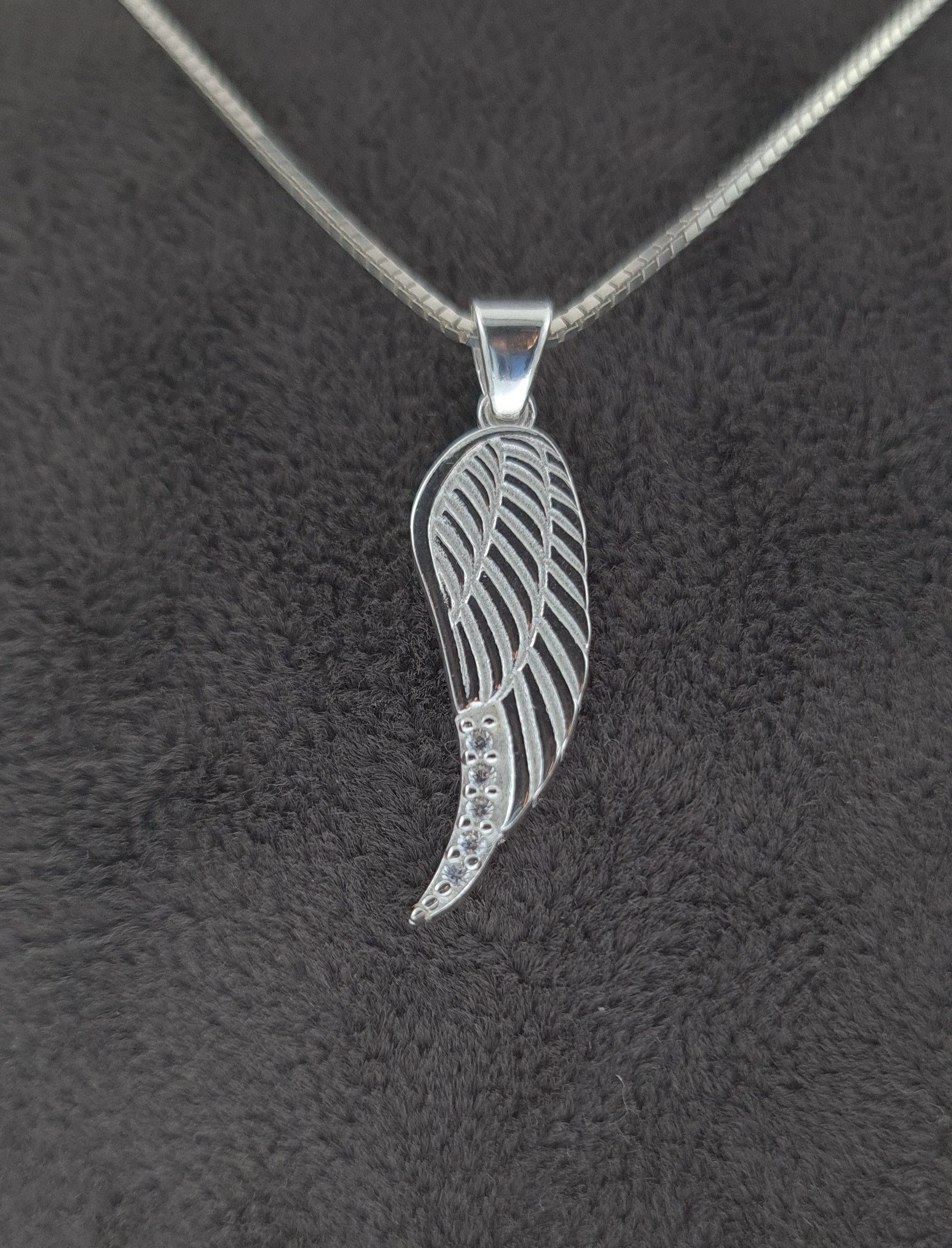 NAHLE Kette mit Anhänger Engel Flügel Glücksbringer Schutzengel Engelsflüge günstig online kaufen