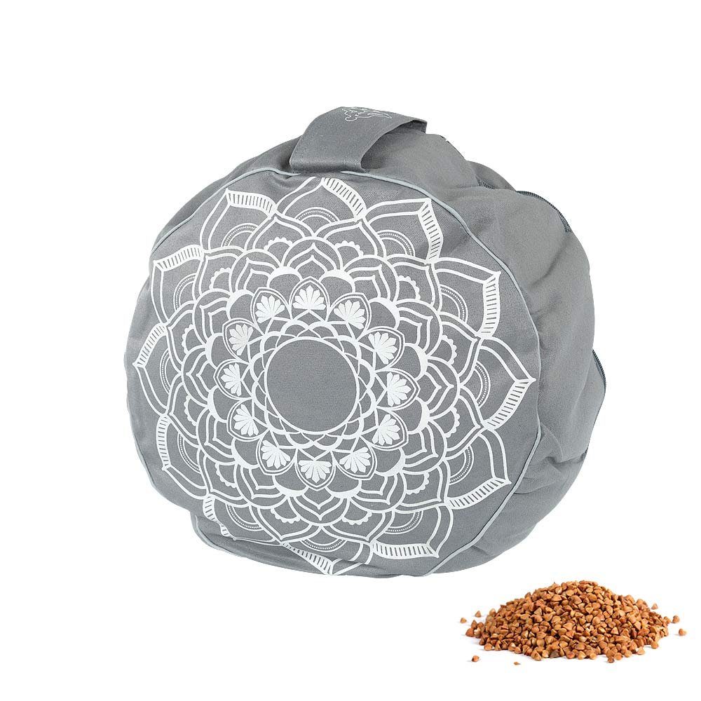 ramayoga Meditationskissen Mandala, Buchweizenschalenfüllung