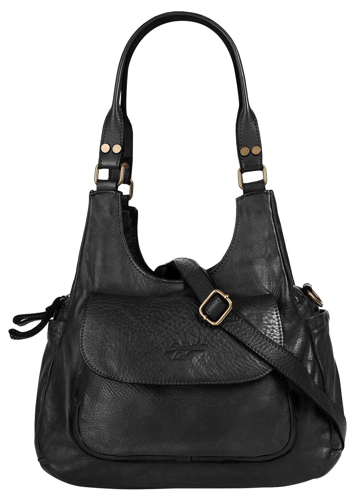 Samantha Look Umhängetasche, echt Leder, Made in Italy günstig online kaufen