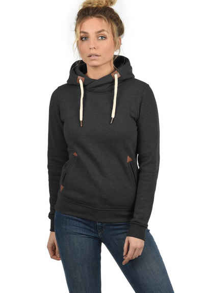 DESIRES Hoodie Vicky Hood Kapuzenpullover mit Cross-Over Kragen