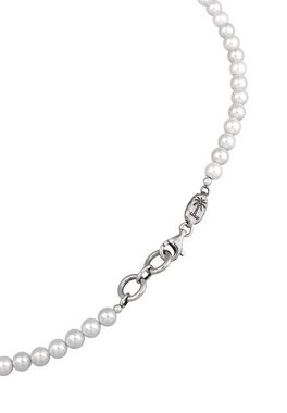 HAZE & GLORY Silberkette Herren Perlenkette Organic Beads 925 Silber