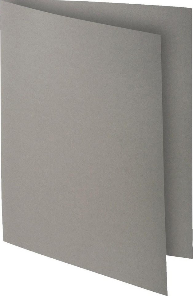 Thumbnail - EXACOMPTA Konzepthalter Packung mit 100 Aktendeckeln ROCK''S 80, 22x31cm - Grau - 800009E, Aktendeckel