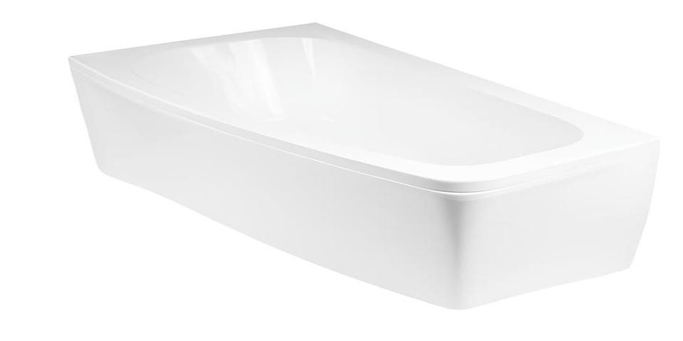 Thumbnail - Xlmoebel Badewanne Neue rechteckige Badewanne für das Badezimmer in Weiß mit abgerundeten, Hergestellt in Europa