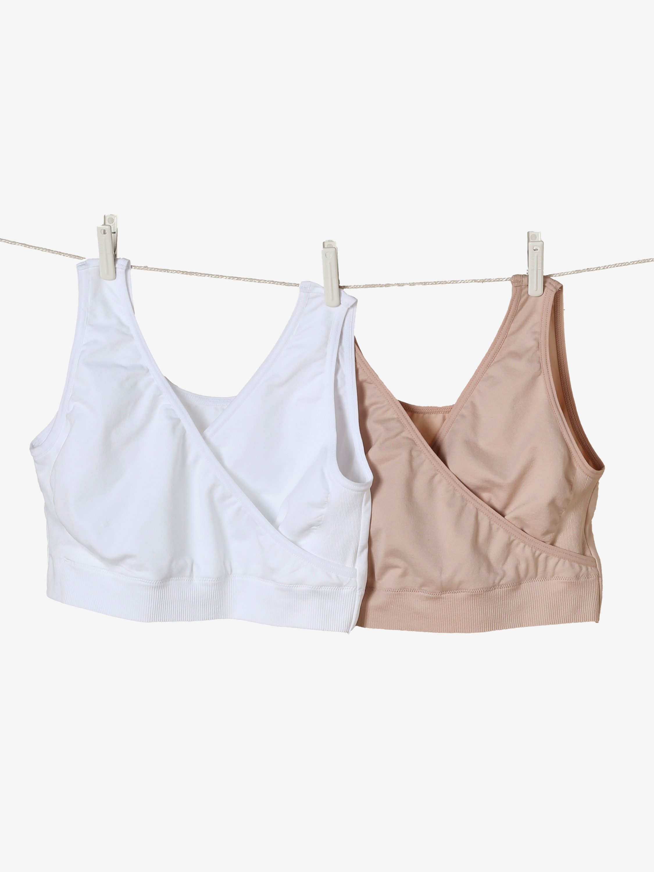 vertbaudet Still-BH Nahtlose Still-BHs, Mikrofaser 2er-Pack