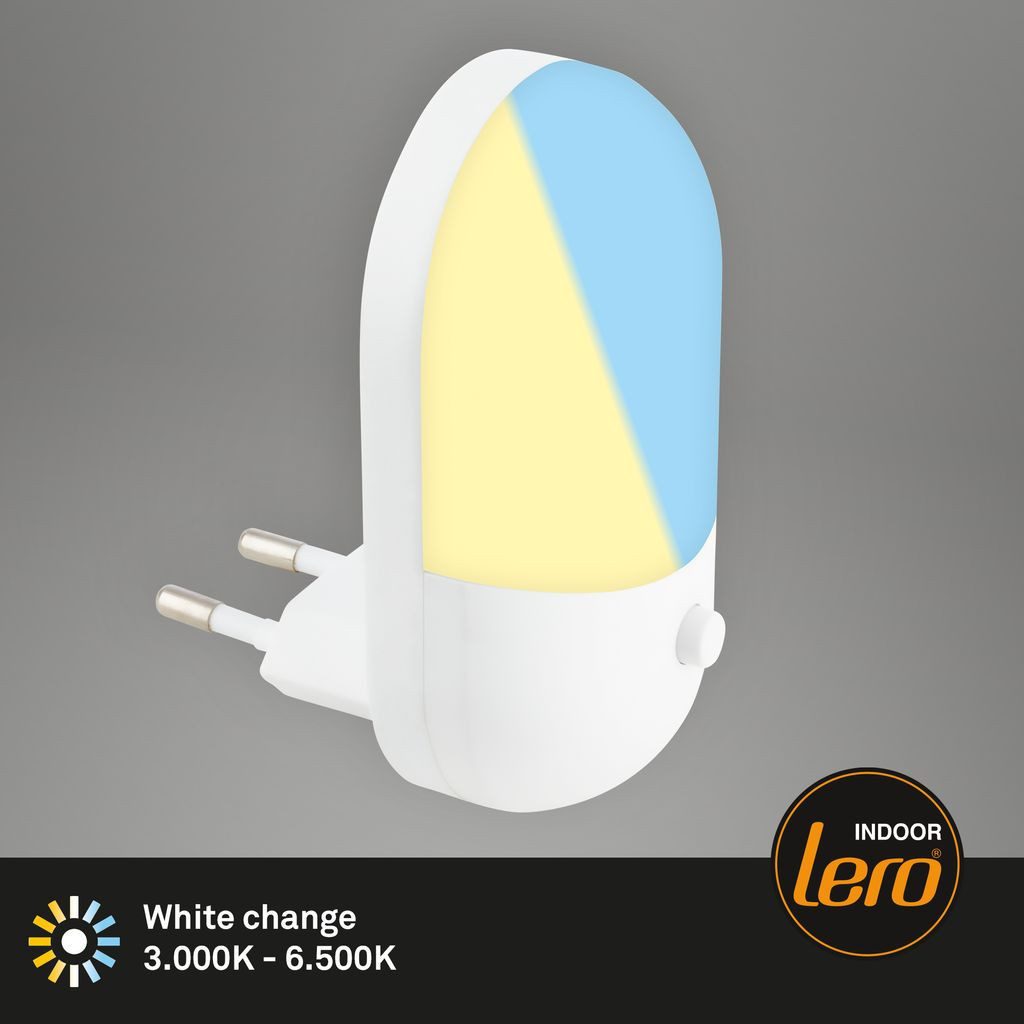 Briloner Leuchten LED Steckdosenleuchte 2184016, Dimmfunktion, LED fest integriert