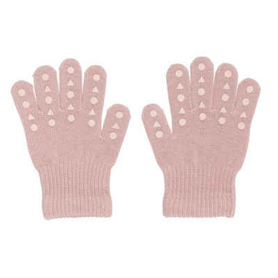 GoBabyGo Strickhandschuhe Rutschfeste Fingerhandschuhe für Babys und Kleinkinder (Dusty Rose) - ABS Noppen machen das Halten von Dingen einfacher. Für Mädchen und Jungs