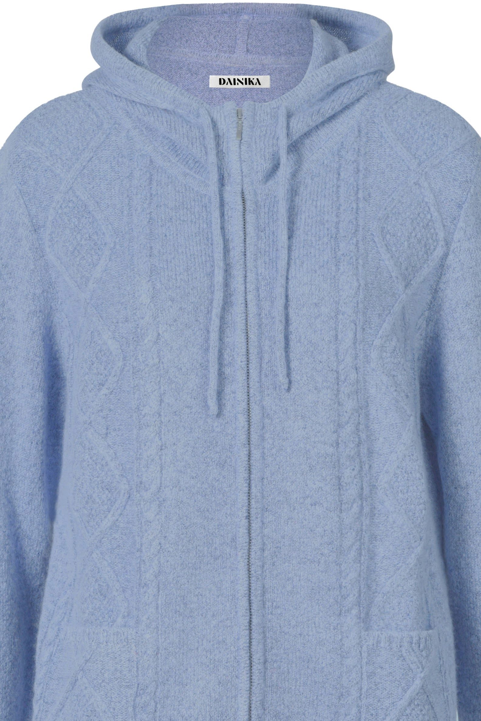 DAINIKA Strickjacke Damen Kapuzenjacke aus Kaschmir günstig online kaufen