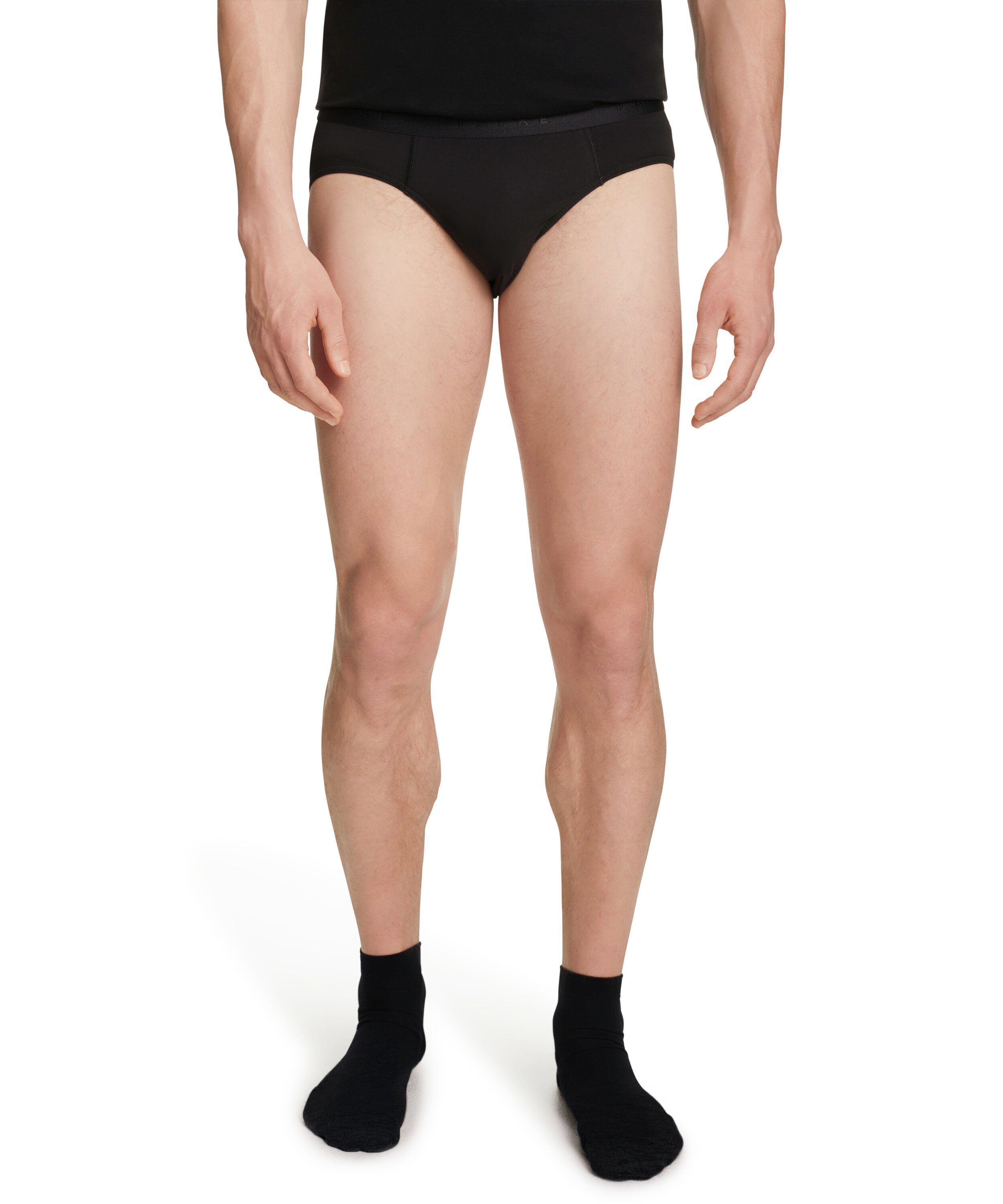 FALKE Boxershorts 2-Pack (2-St) Softe Baumwolle mit Elasthan black (3000)