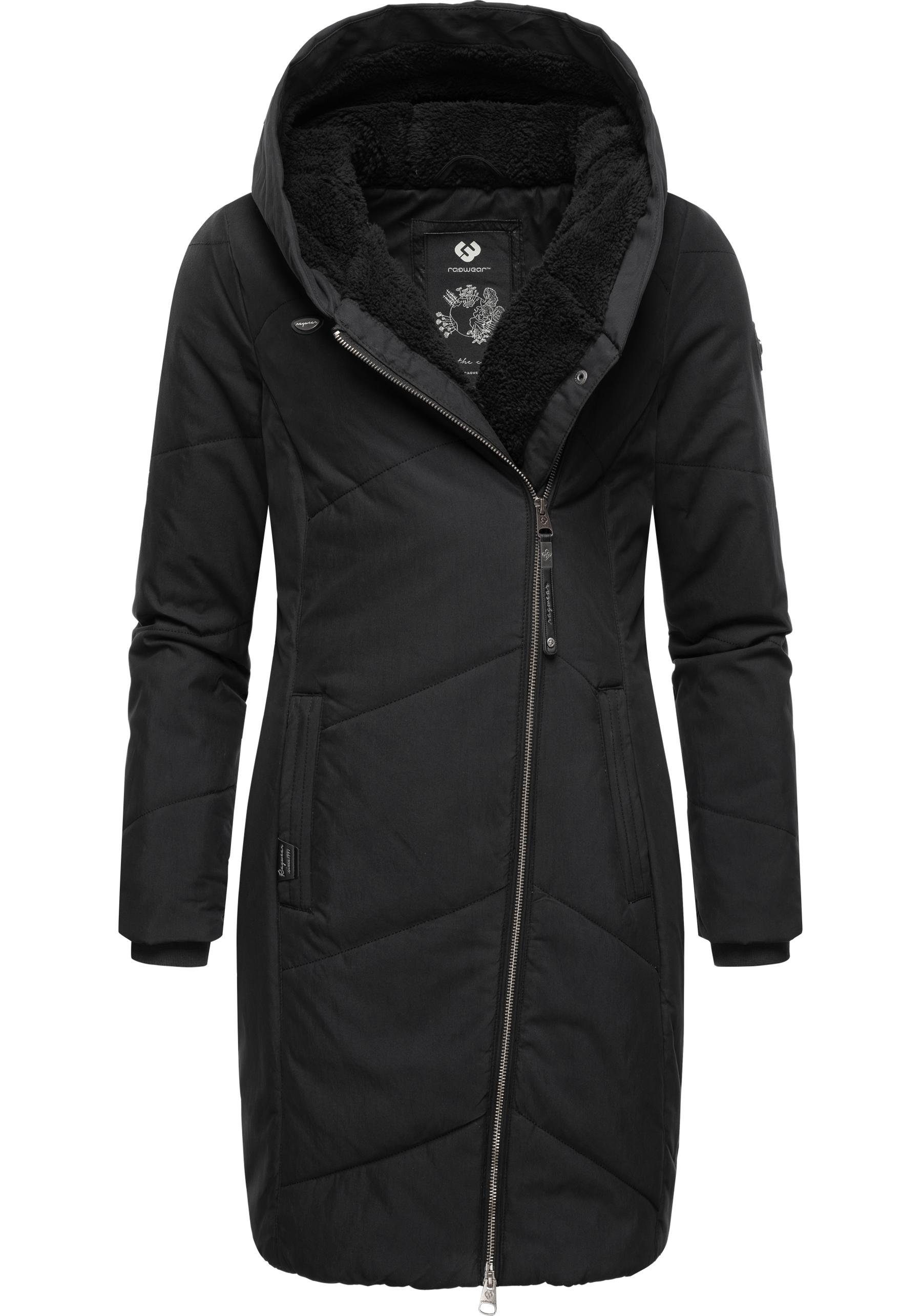 Ragwear Wintermantel Gordon Long gesteppter Winterparka mit asymmetrischem günstig online kaufen