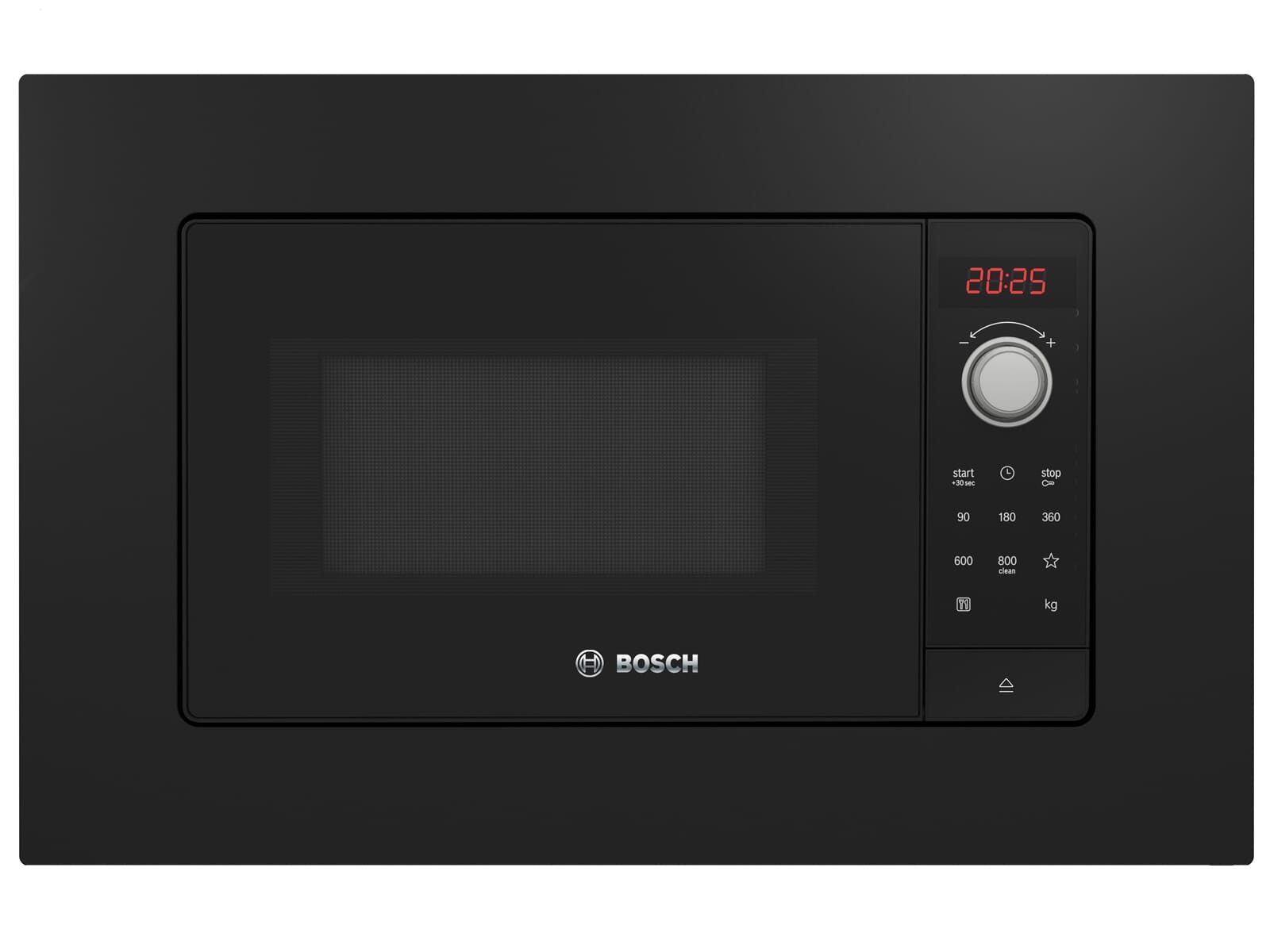 BOSCH Einbau-Mikrowelle, Mikrowelle, Einfache Handhabung in schickem Design