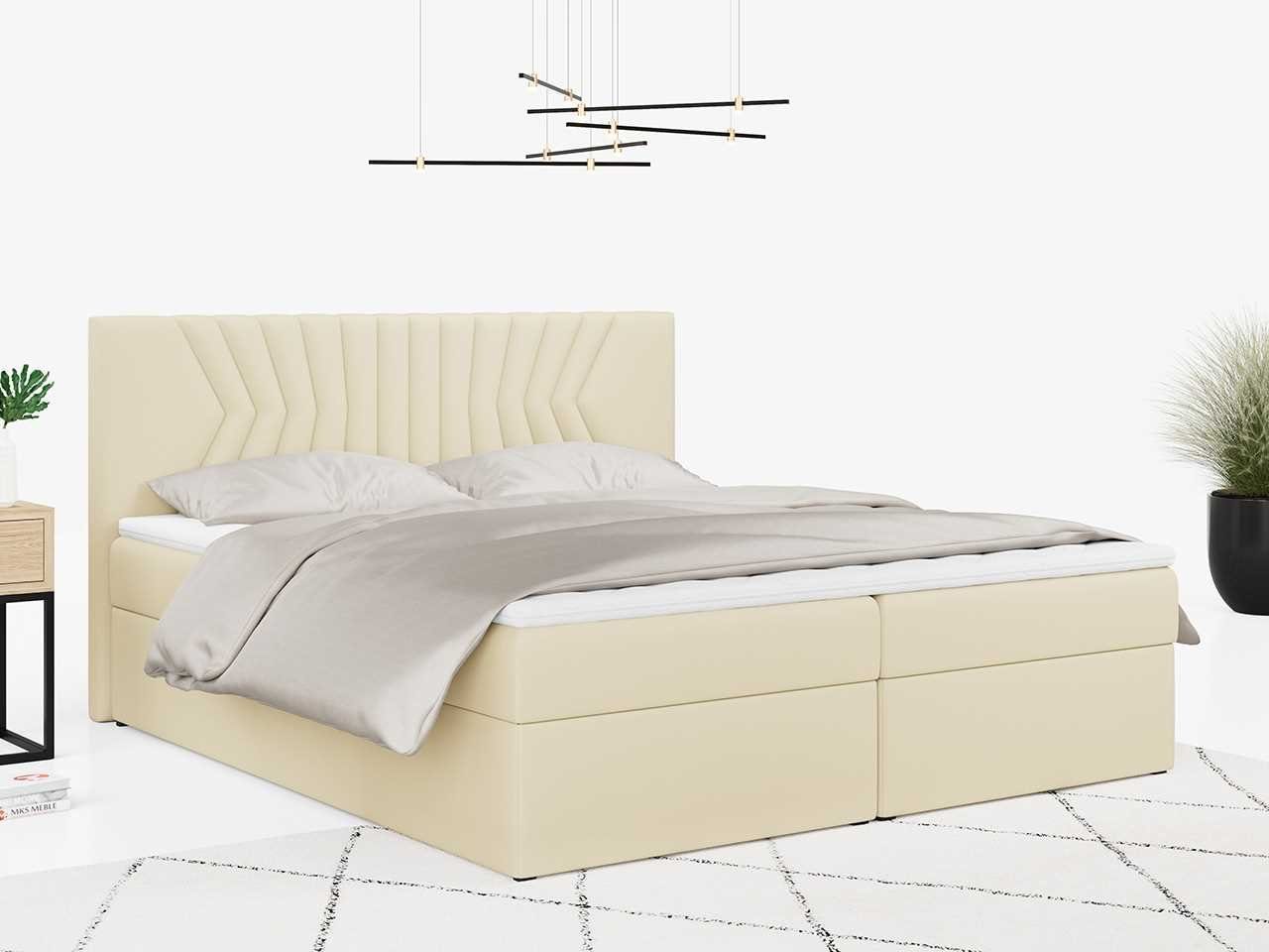 Modern STELLE 2, MKS für Schlafzimmer, Multipocket-Matratze, Praktisch MÖBEL Boxspringbett Doppelbett,