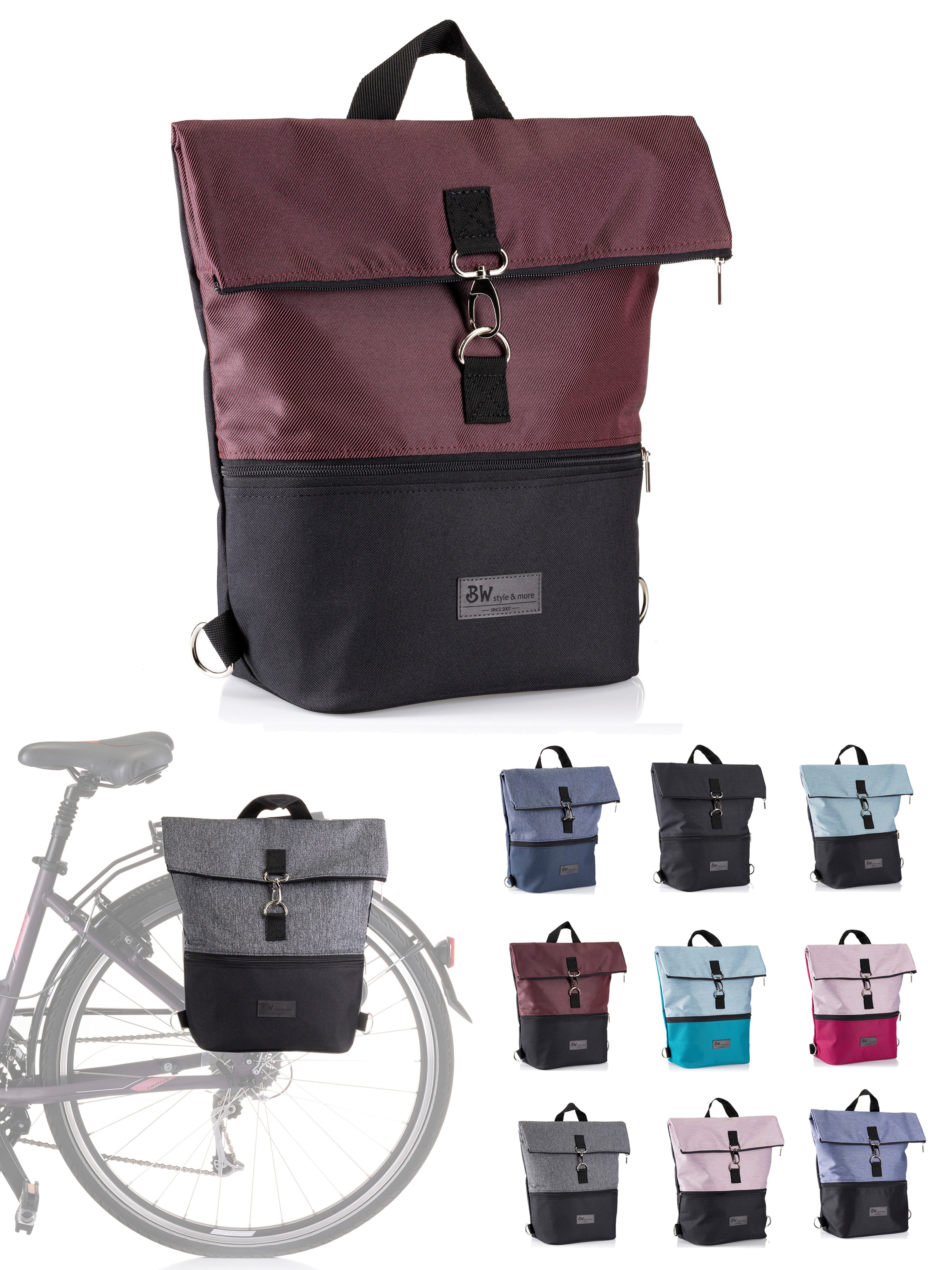 Fahrradtasche Fahrradtasche Gepäckträgertasche Rucksack Fahrradrucksack