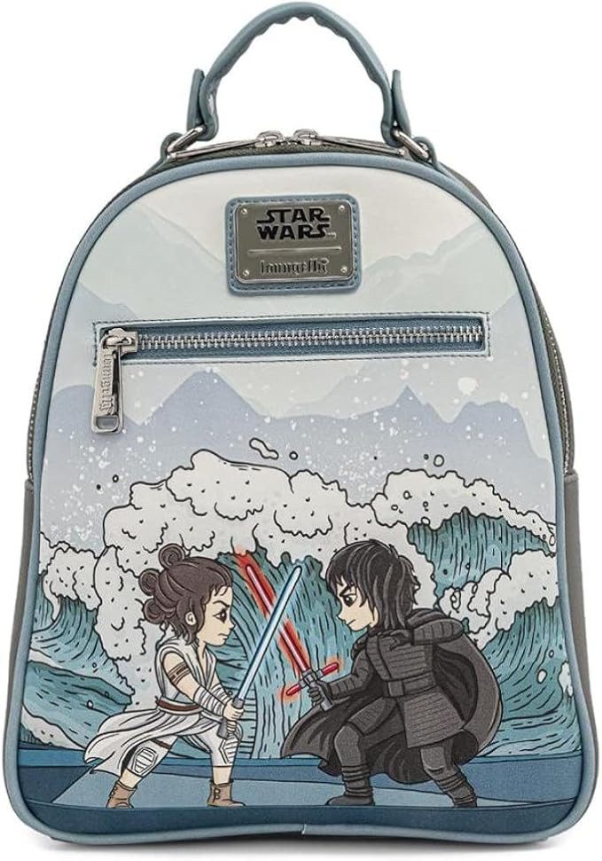 Loungefly Minirucksack Star Wars by Loungefly Rucksack Kylo Rey Mixed Emotions (1-tlg), hochwertig und detailliert
