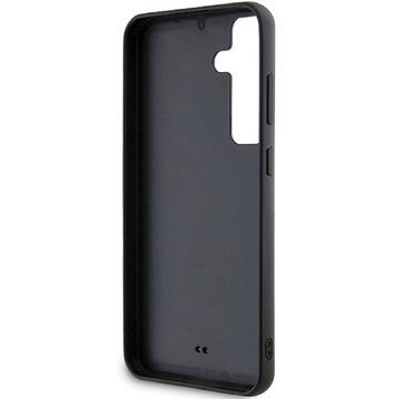 KARL LAGERFELD Handyhülle Case Galaxy S24 3D Kunststoff schwarz 6,2 Zoll, Kantenschutz
