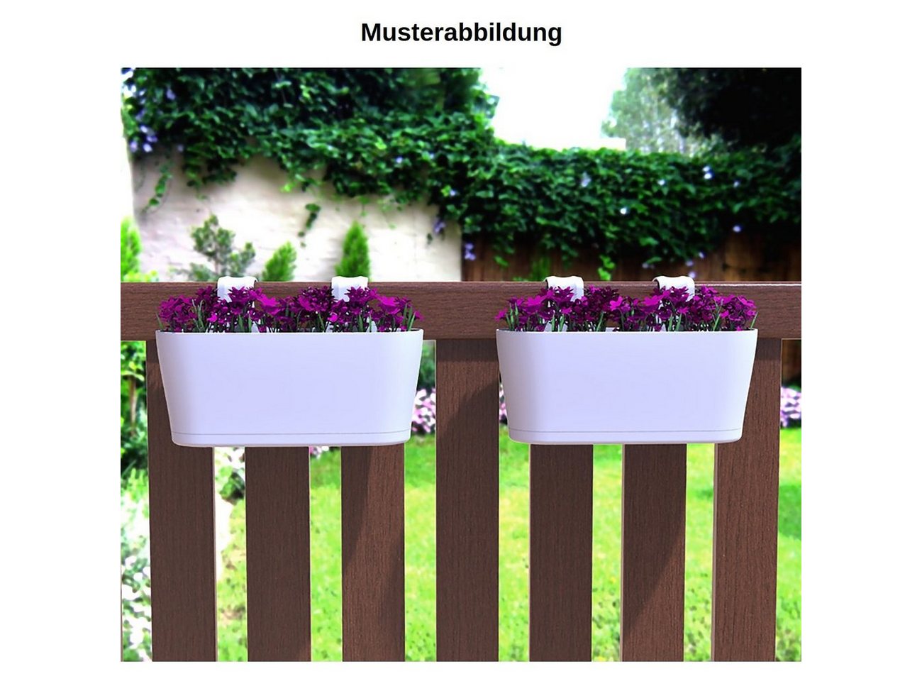 Thumbnail - Engelland Blumenkasten Blumentopf zum Hängen (Vorteils-Set, 3 St., Fassungsvermögen je Topf 5,5 Liter), UV-Beständig, Fr...
