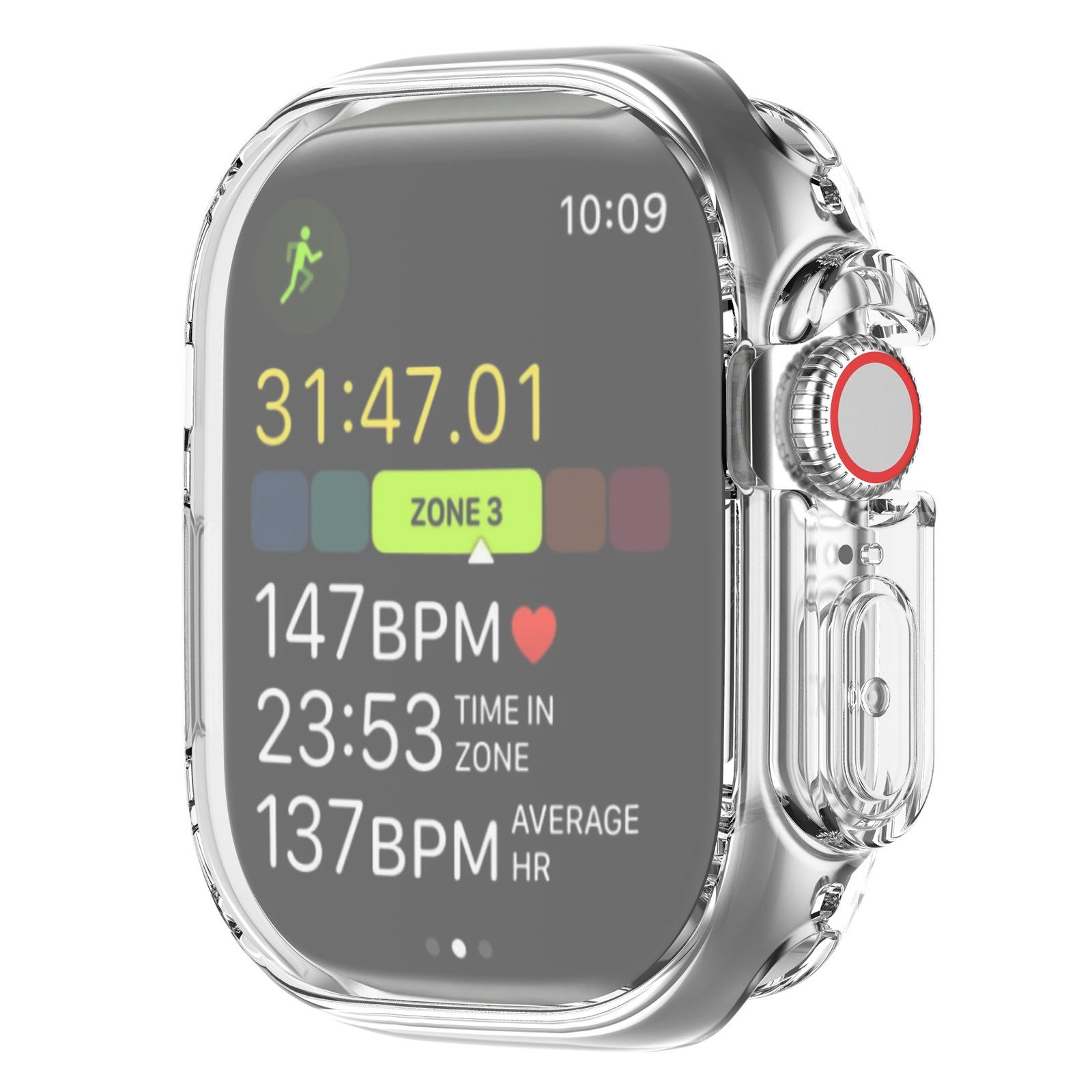 Protectorking Schutzfolie Schutzhülle für Apple Watch Ultra 1 & 2 49 mm Smartwatch Displayschsch, (1-Stück), ANTI-SCHMUTZ