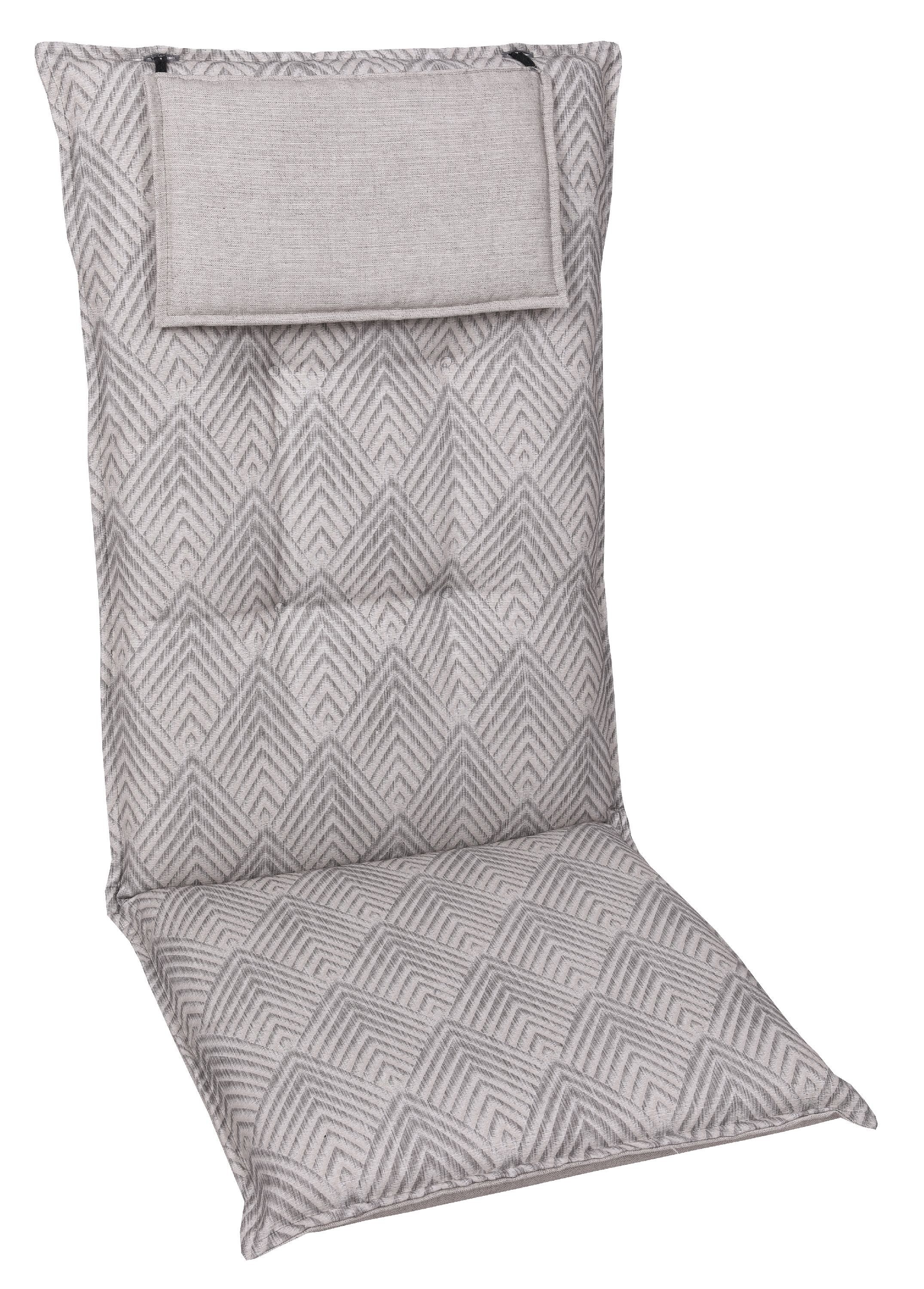 Sesselauflage Sesselauflage hoch LBH 120x50x7 cm beige