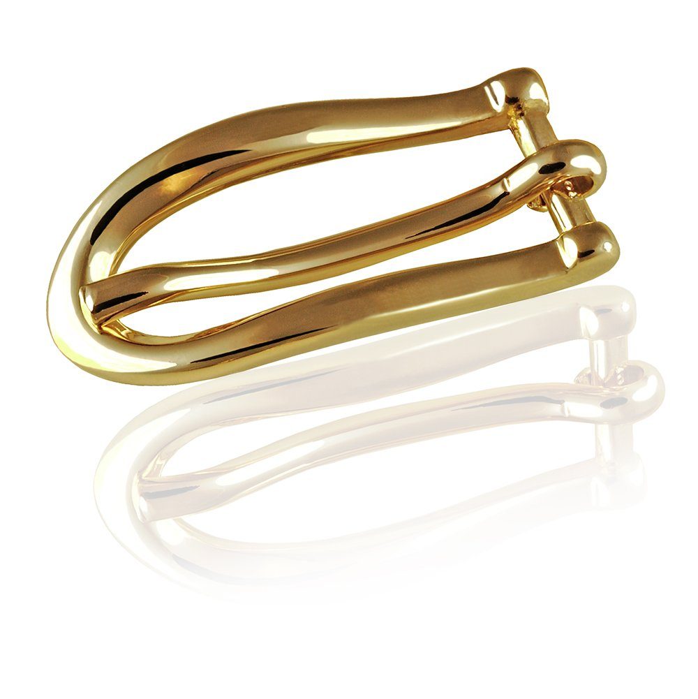Gürtelschnalle 10mm Metall Gold - Buckle Slider - 319207700020