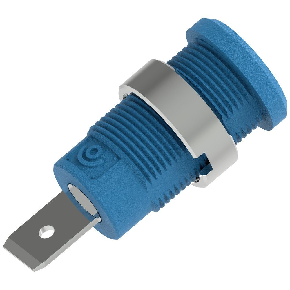Electro PJP 3266-C-CD1-BL Sicherheits-Laborbuchse Stift-Ø: 4 mm Blau Labor-Netzteil