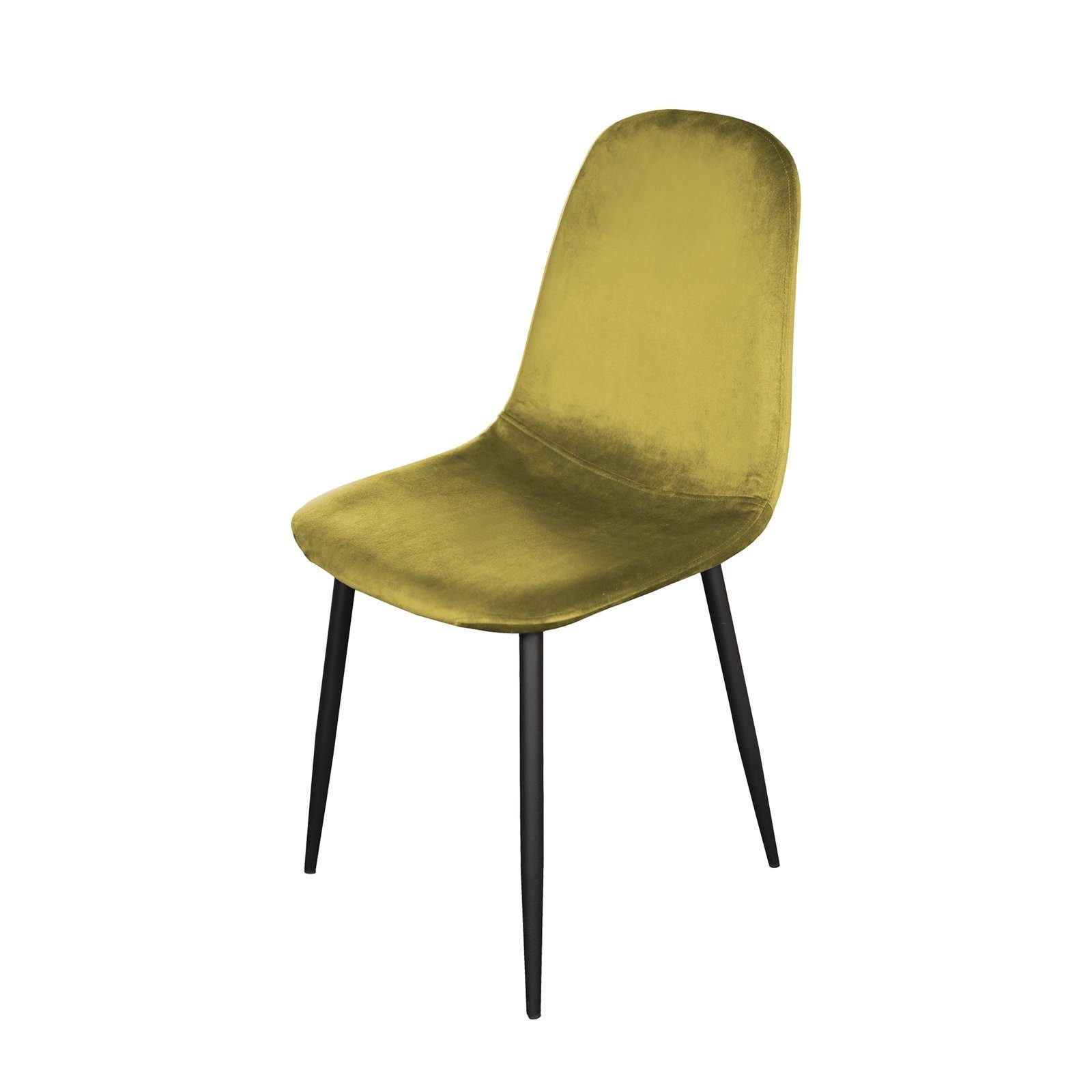 HTI-Living Esszimmerstuhl Stuhl Savannah Velvet (Einzelstuhl, 1 St), Esszimmerstuhl Samt Curry