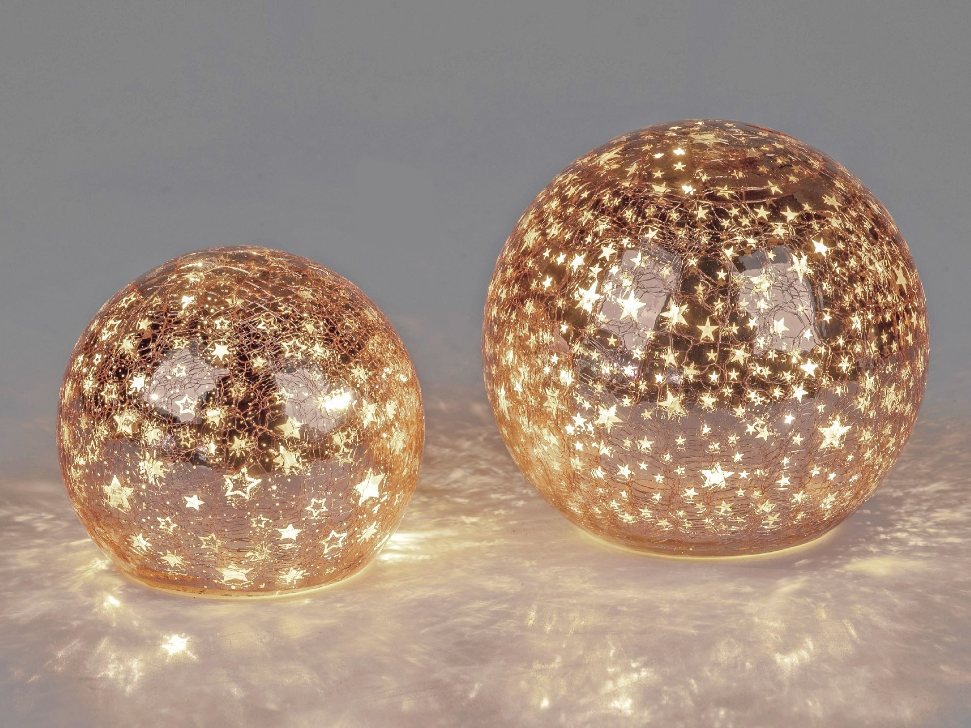 formano LED Kugelleuchte Sterne, Mit Timerfunktion, Rosa, Motiv: Sterne günstig online kaufen