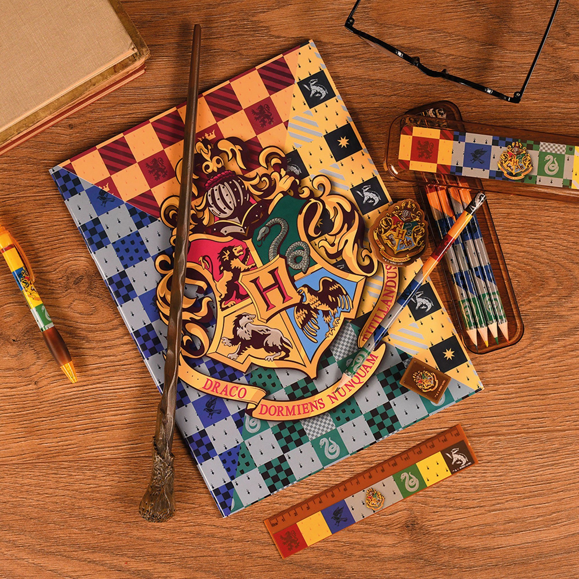 Set empireposter Buch Notizbuch Geschenkbox - Hogwarts - Stift Harry Schreibwarenset Potter
