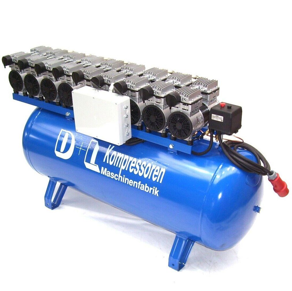 Apex Kompressor Druckluft Kompressor Silent Leise V18 810/8/270W Ölfrei Kompressor 9PS
