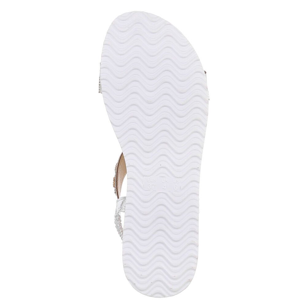 Ital-Design Damen Sandalenschuh mit Schmuckdetails und Plateau Plateausandaletten (91895668) Keilabsatz/Wedge Keilsandaletten in Schwarz