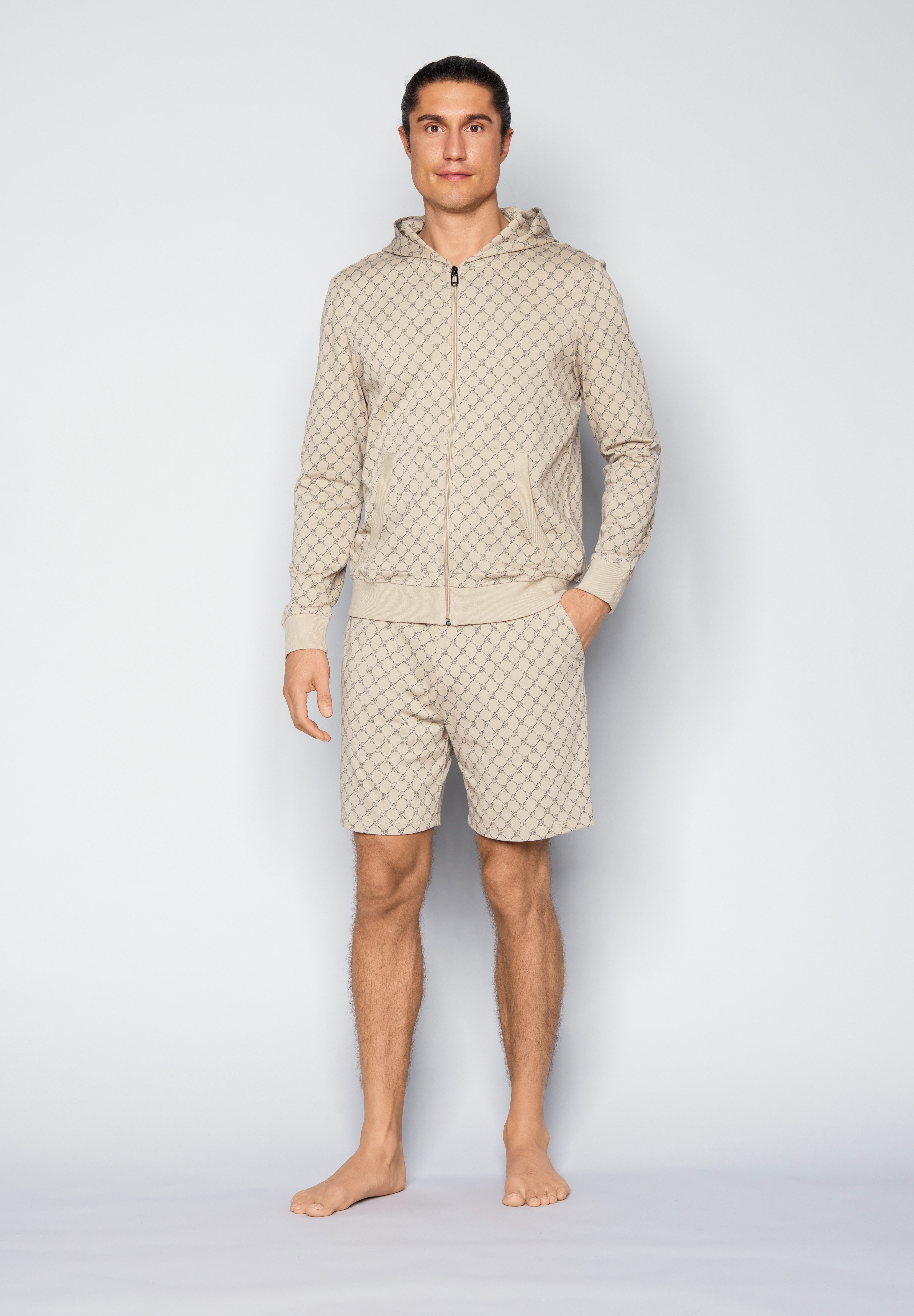 JOOP! Shorts Leisure mit allover Cornflower-Print, seitlichen Eingrifftaschen – Bild 5 von 5