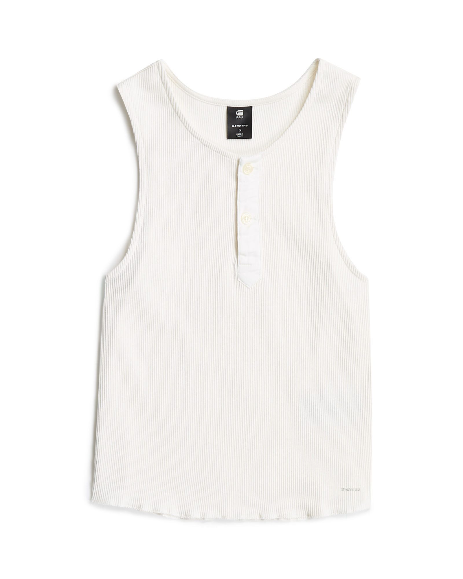 G-STAR T-Shirt Slim Henley Tank T-Shirt