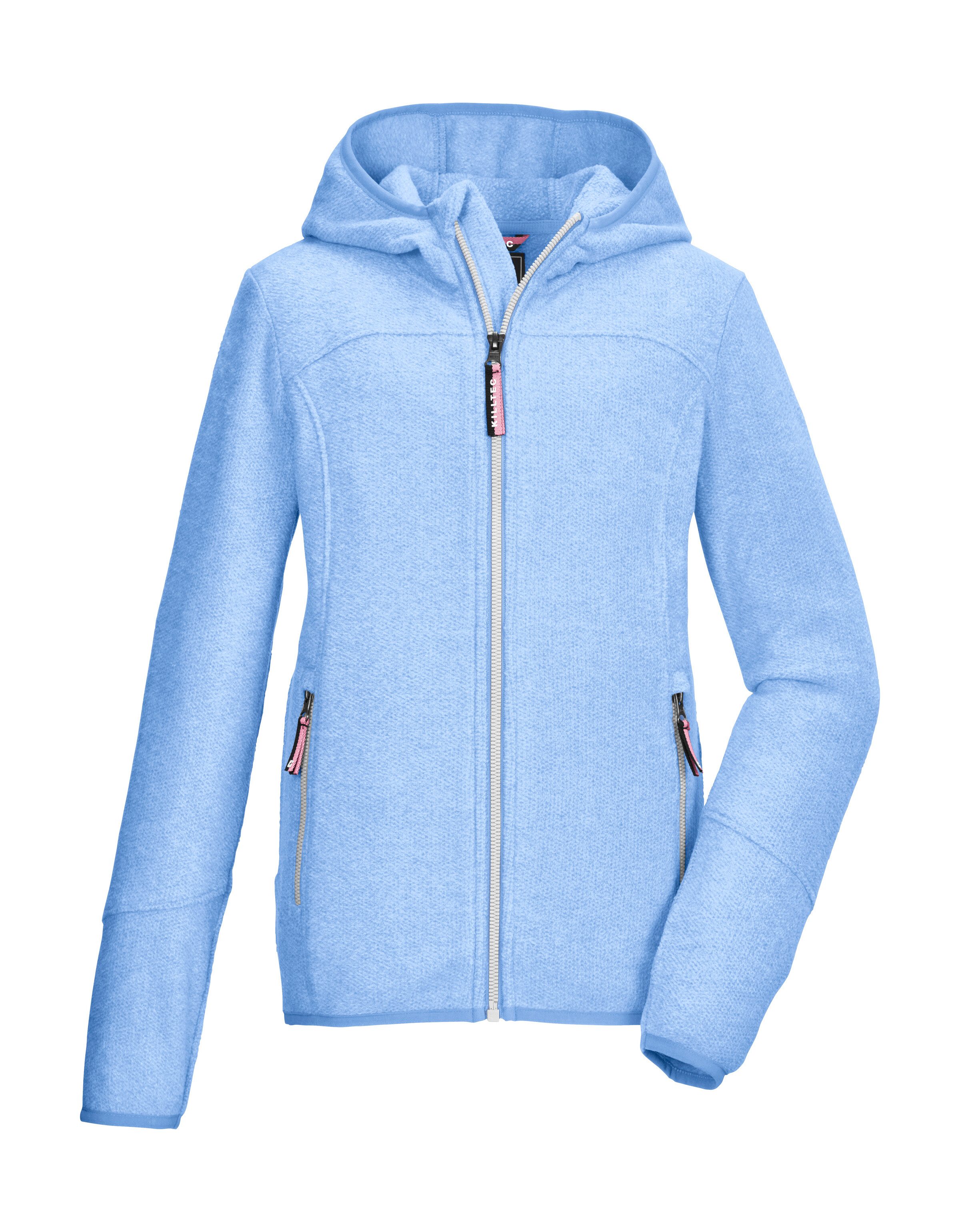 Veste Softshell Fille Killtec - Capuche, Coupe-vent, Déperlant 10.000 Mm, Polaire Doublure - Colourblock, Sans PFAS - 2
