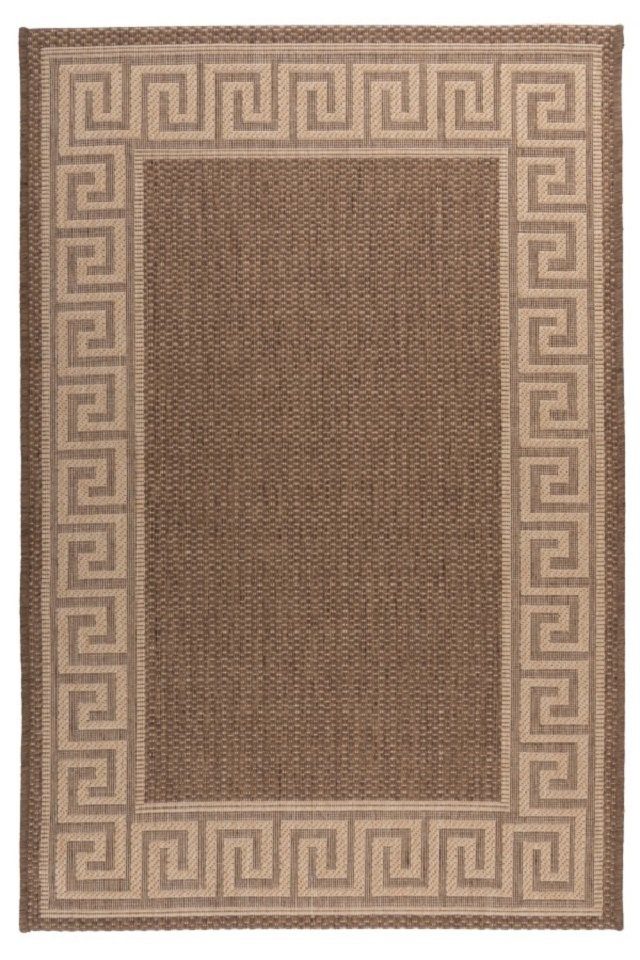 Teppich kaffee, mm, Teppich Höhe: Design, modern Ornamente LALEE, 8 Fb. Rechteckig, Flachgewebe, pflegeleicht, robust,