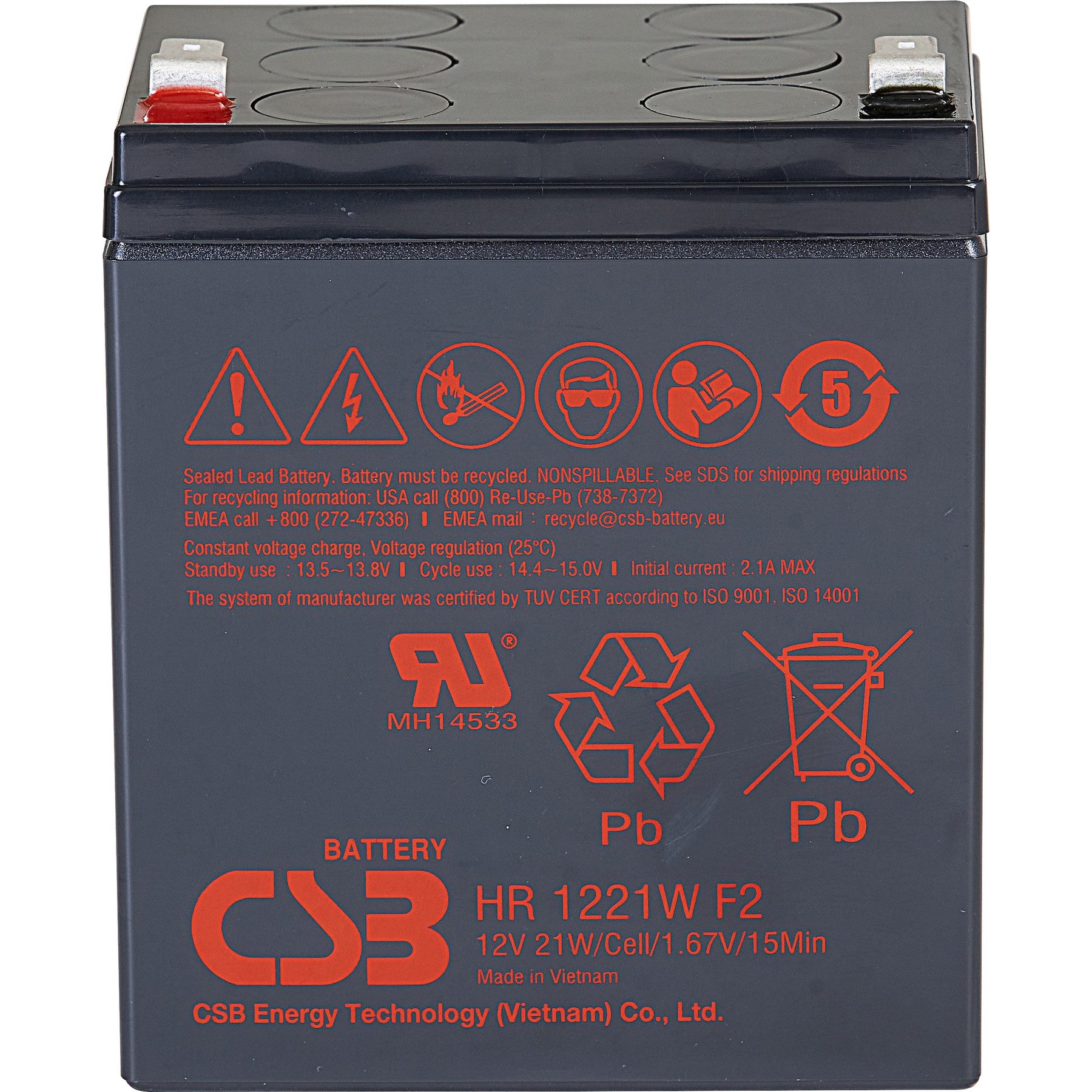 CSB Bleiakku 12V / 21 W Bleiakkus