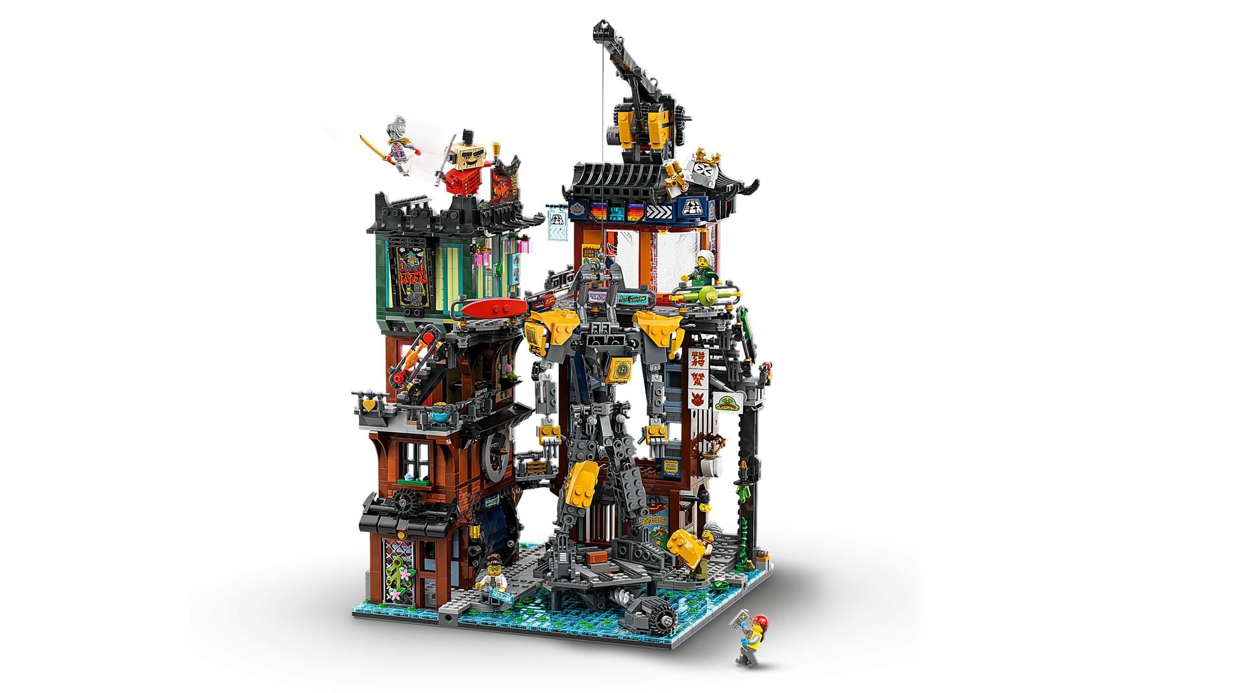 LEGO® Ninjago 71837 NINJAGO® City Werkstätten Konstruktionsspielsteine günstig online kaufen