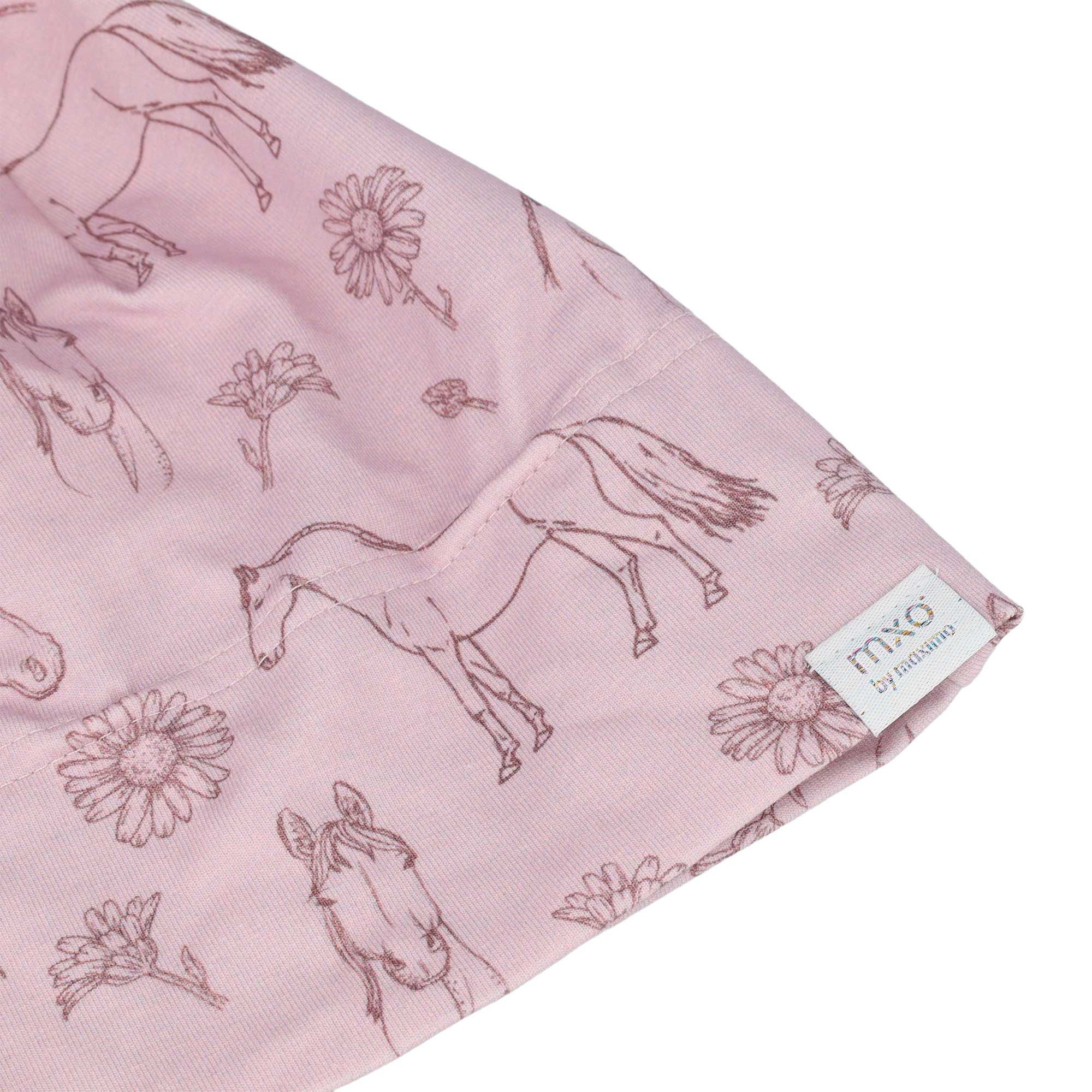 MAXIMO Beanie (1-St) Lilas, Pferd, Jersey, Mädchen, Kids, Reversible